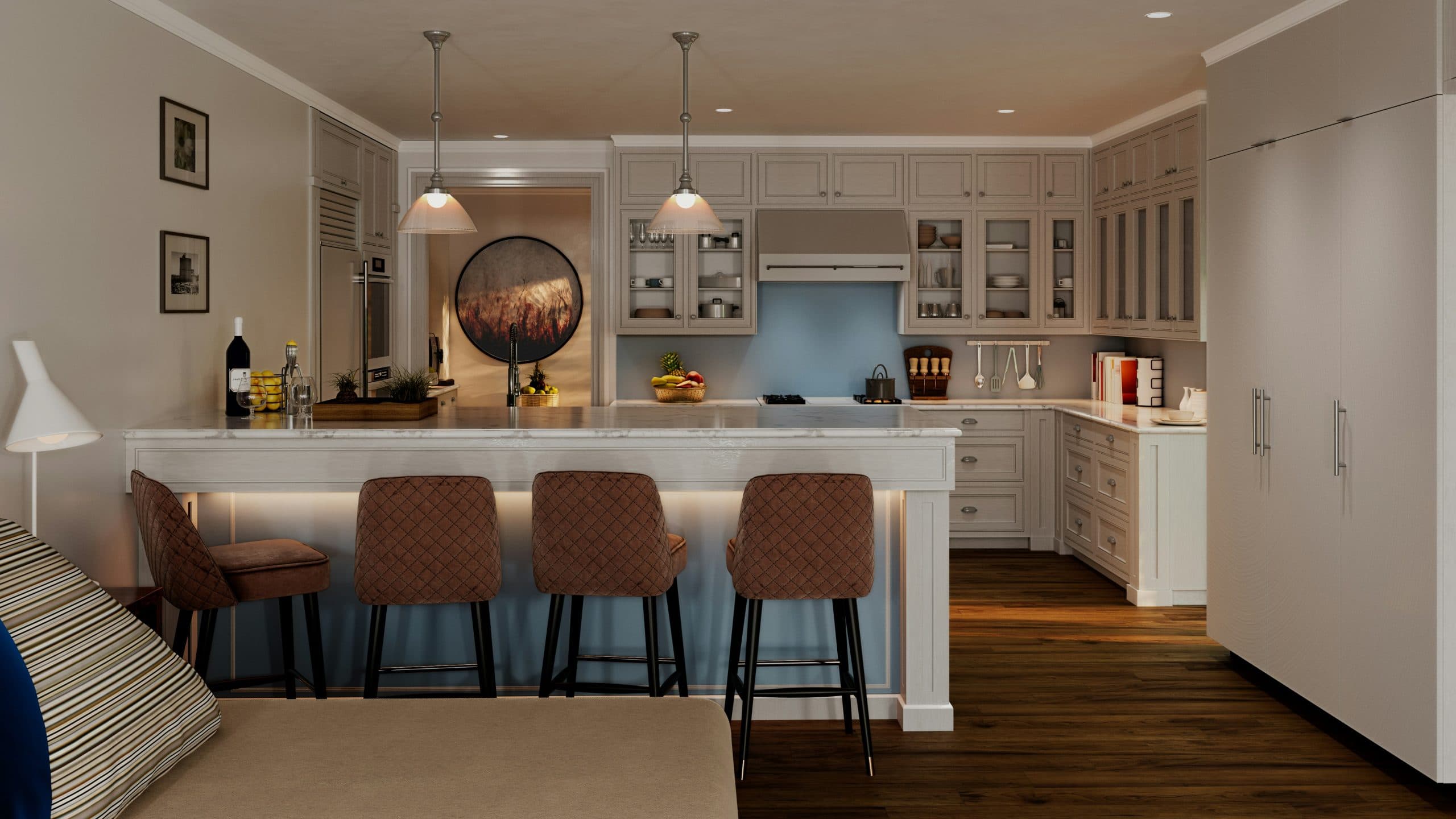 Dokumentasi Dapur Klasik Elegan — Bintaro
